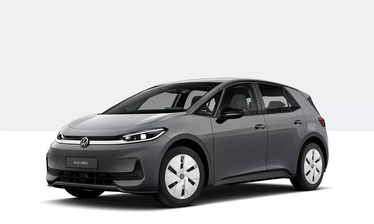 zu sehen ist ein grauer VW ID.4 Pure