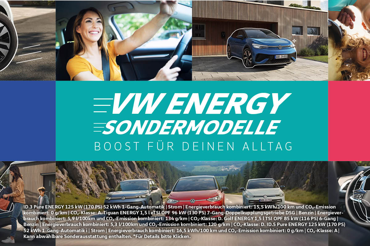 VW Energy Sondermodelle